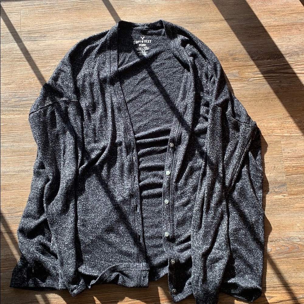 Aerie plush cardigan